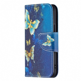 Housse iPhone 13 Mini Papillons Rois