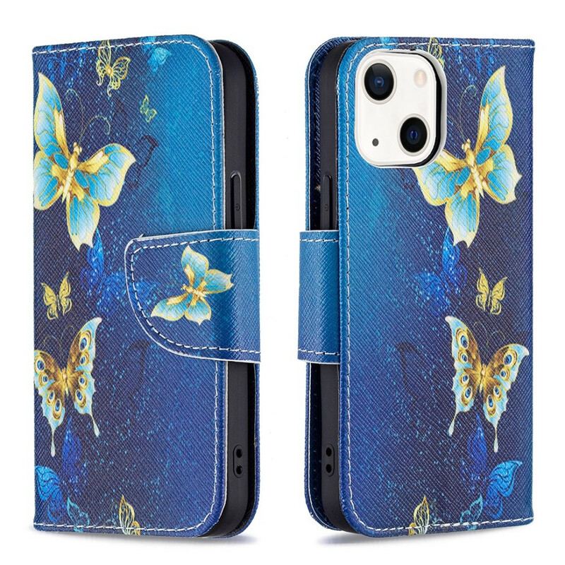 Housse iPhone 13 Mini Papillons Rois