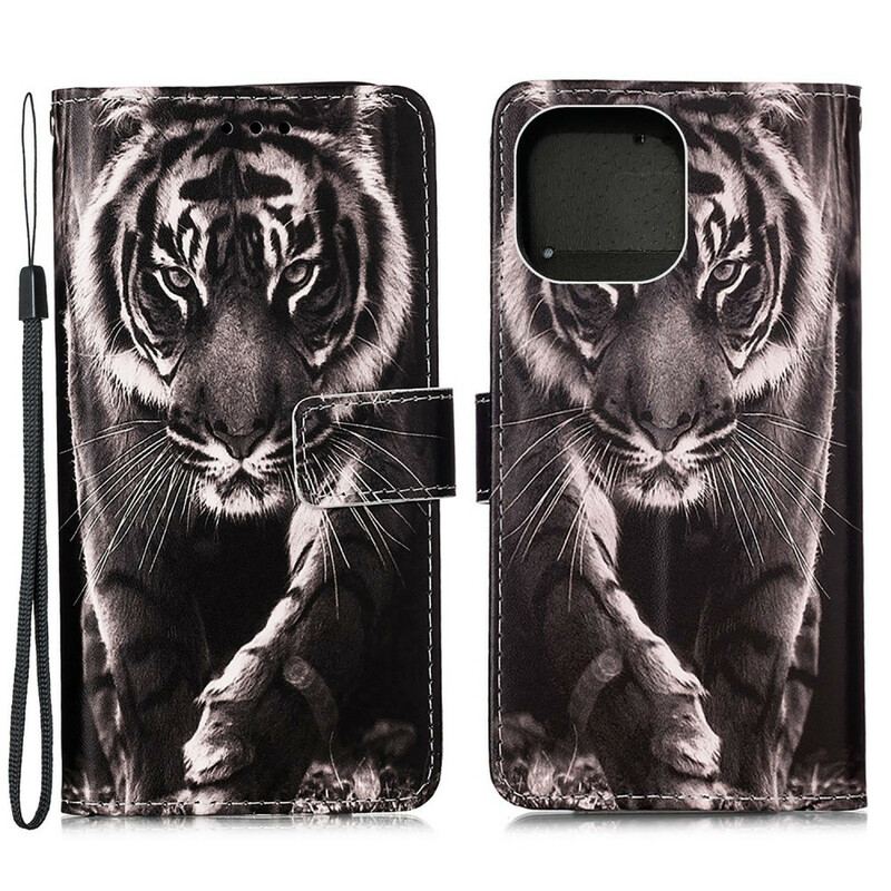 Housse iPhone 13 Mini Tigre de Nuit