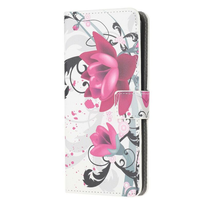 Housse iPhone 13 Mini Tropical Flowers