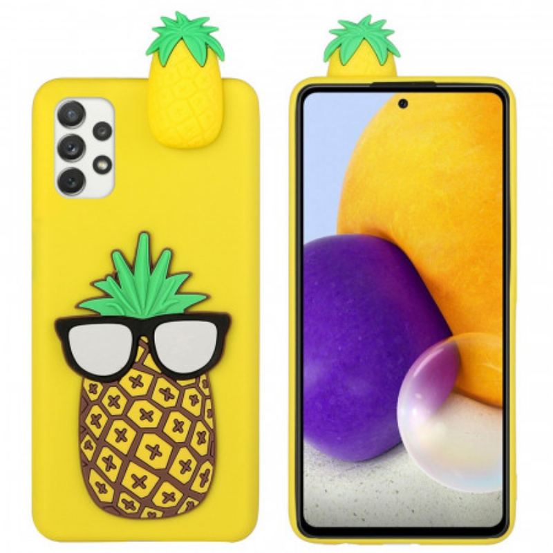 Coque Samsung Galaxy A33 5G Ananas Lunettes 3D