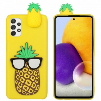 Coque Samsung Galaxy A33 5G Ananas Lunettes 3D