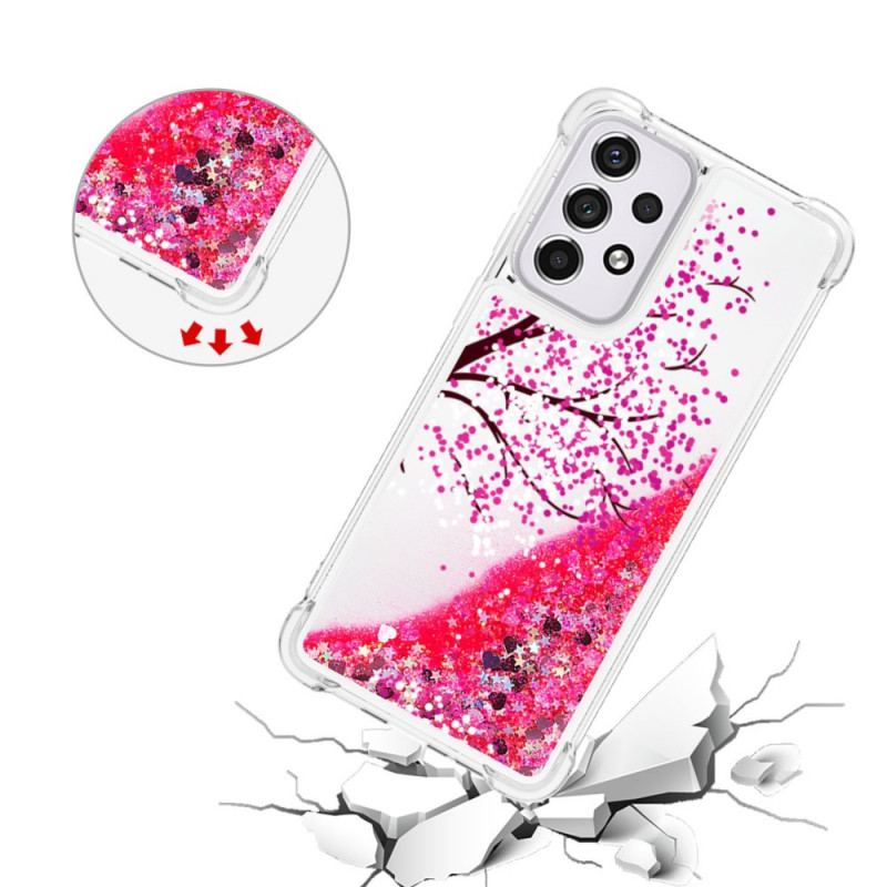 Coque Samsung Galaxy A33 5G Arbre Paillettes