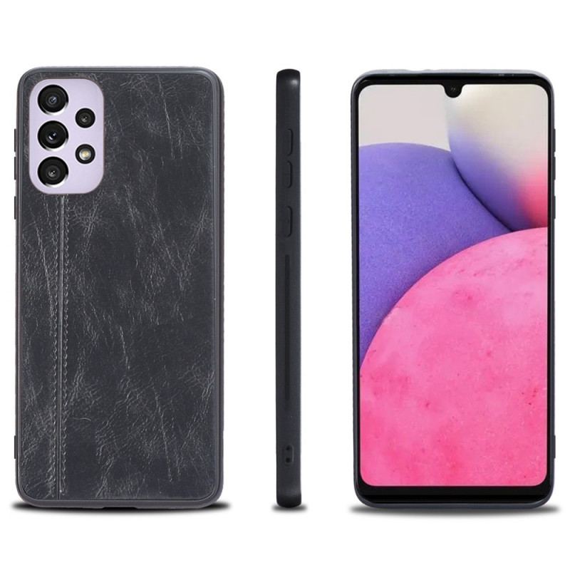 Coque Samsung Galaxy A33 5G Effet Cuir Couture