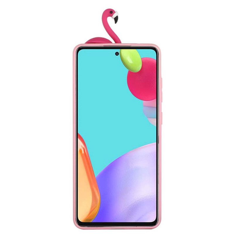 Coque Samsung Galaxy A33 5G Flamant Rose 3D