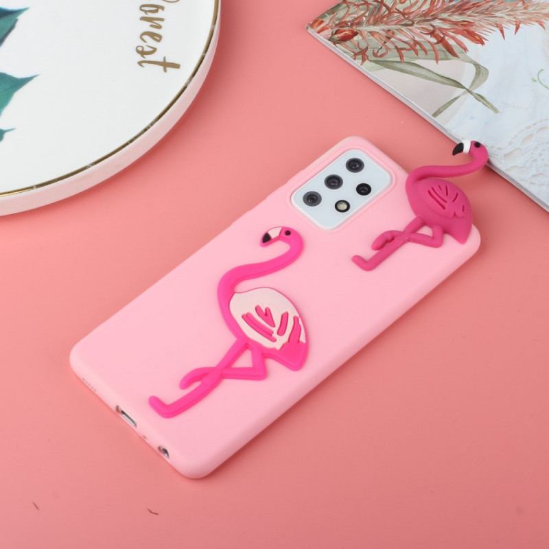 Coque Samsung Galaxy A33 5G Flamant Rose 3D