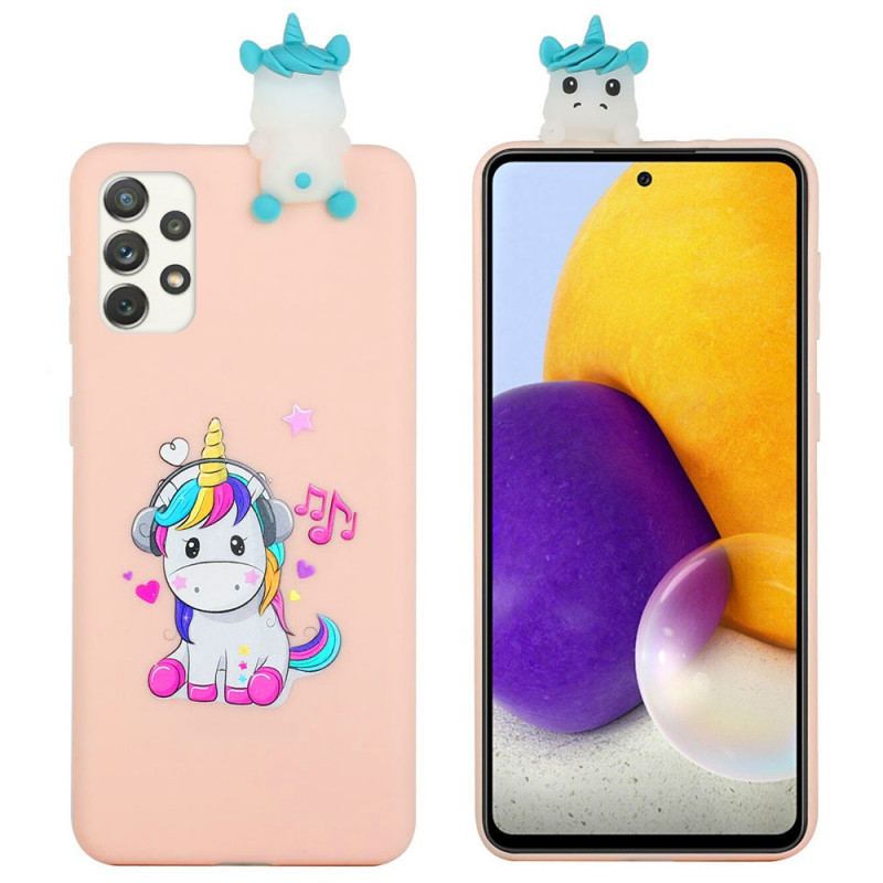 Coque Samsung Galaxy A33 5G Licorne Fun 3D