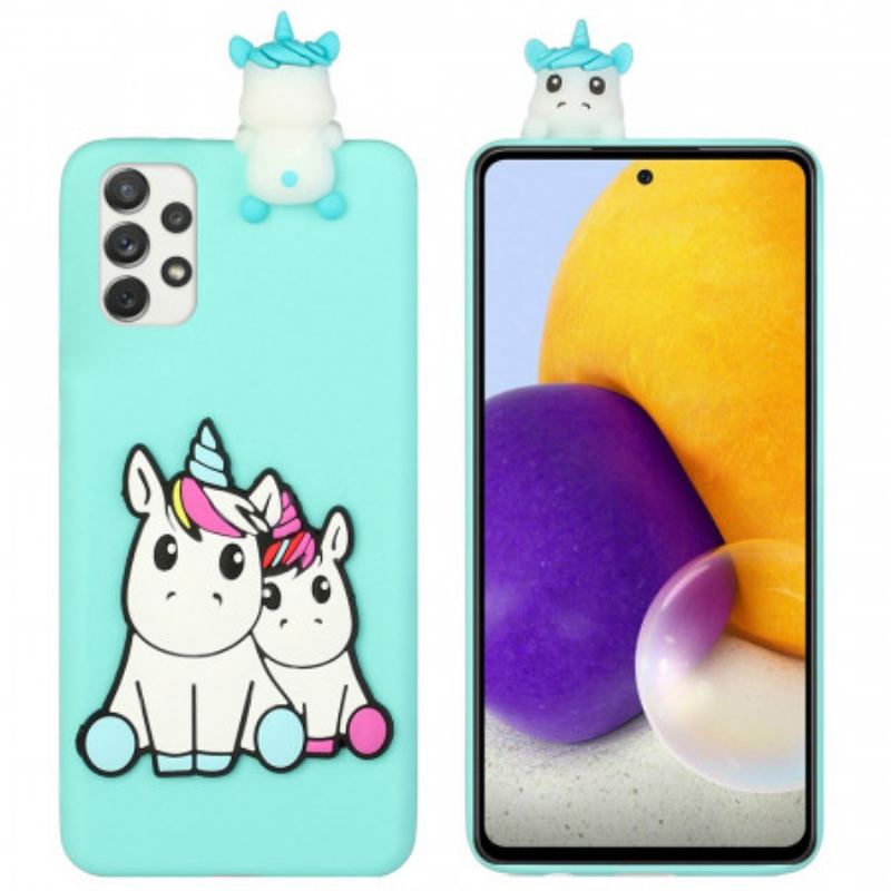 Coque Samsung Galaxy A33 5G Licornes 3D