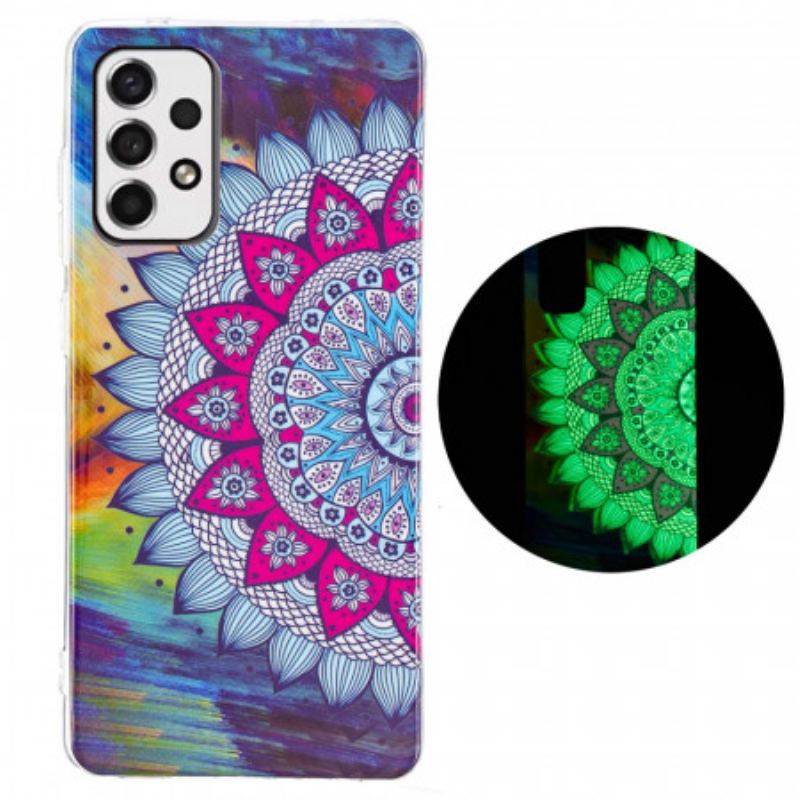 Coque Samsung Galaxy A33 5G Mandala Coloré Fluorescente