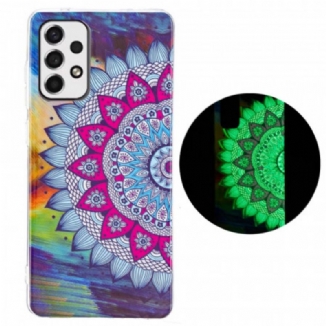 Coque Samsung Galaxy A33 5G Mandala Coloré Fluorescente