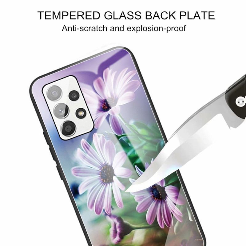 Coque Samsung Galaxy A33 5G Verre Trempé Fleurs