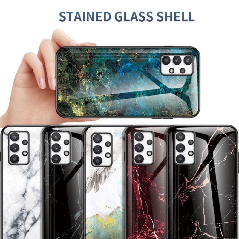 Coque Samsung Galaxy A33 5G Verre Trempé Marble Colors