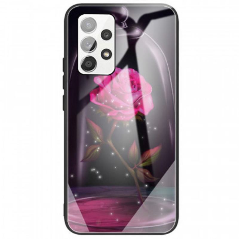 Coque Samsung Galaxy A33 5G Verre Trempé Rose Magique