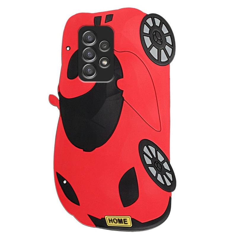 Coque Samsung Galaxy A33 5G Voiture 3D à Lanière