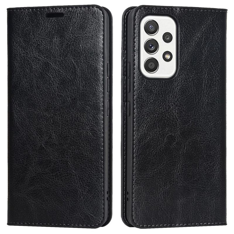 Flip Cover Samsung Galaxy A33 5G Cuir Véritable