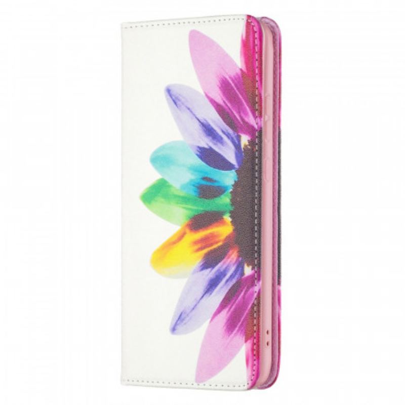 Flip Cover Samsung Galaxy A33 5G Fleur Aquarelle