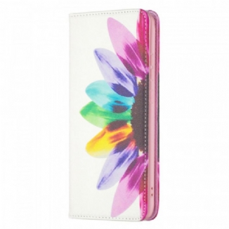 Flip Cover Samsung Galaxy A33 5G Fleur Aquarelle