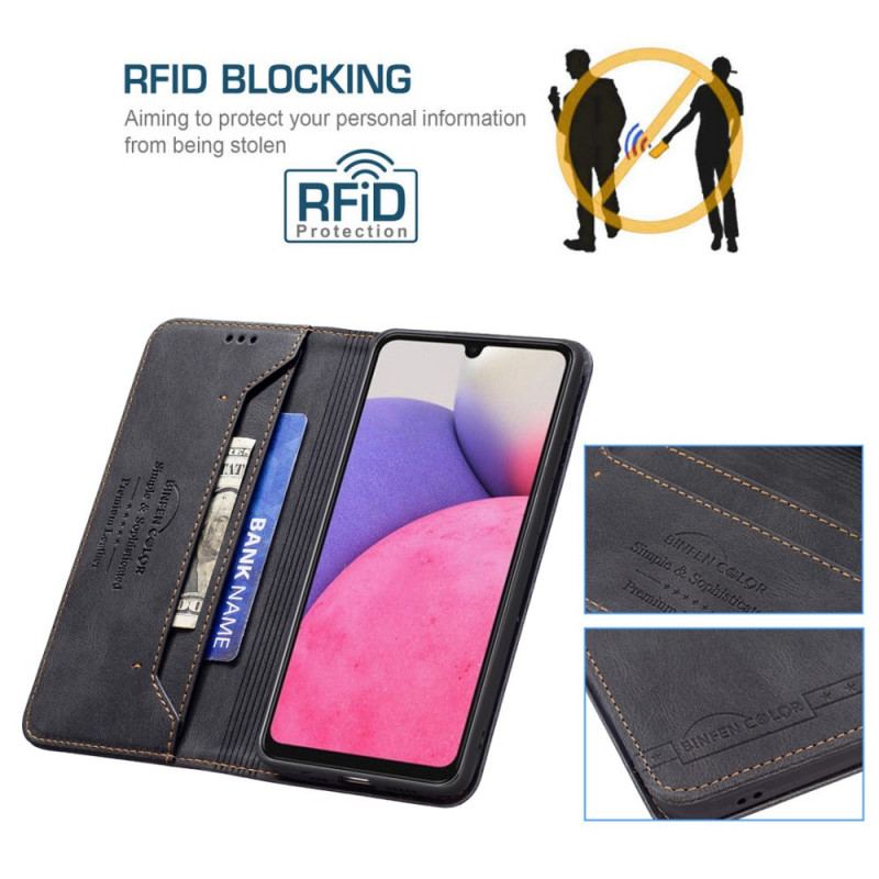 Flip Cover Samsung Galaxy A33 5G RFID Couture Binfen Color