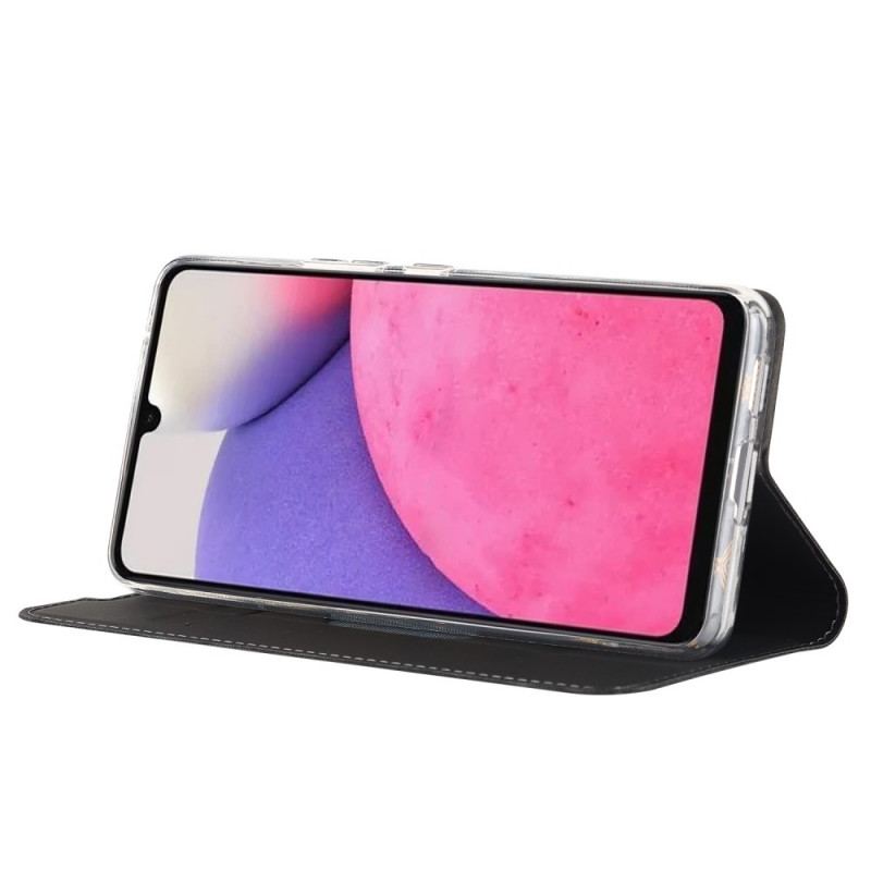 Flip Cover Samsung Galaxy A33 5G Style Cuir Ultra Fine