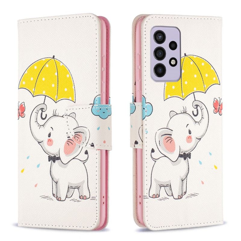 Housse Samsung Galaxy A33 5G Bébé Éléphant