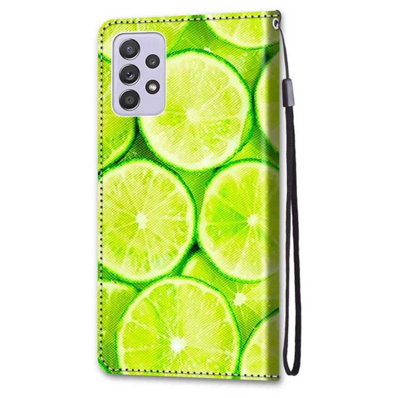 Housse Samsung Galaxy A33 5G Citrons Verts