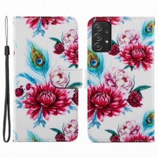 Housse Samsung Galaxy A33 5G Fleurs Intenses