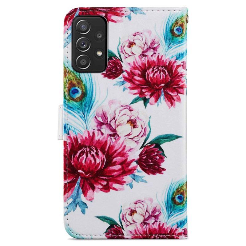 Housse Samsung Galaxy A33 5G Fleurs Intenses