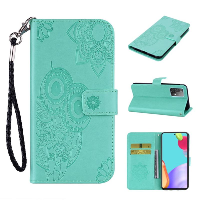 Housse Samsung Galaxy A33 5G Hibou Mandala