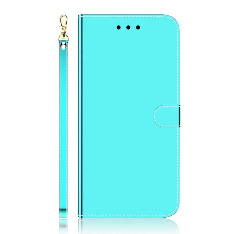 Housse Samsung Galaxy A33 5G Simili Cuir Couverture Miroir