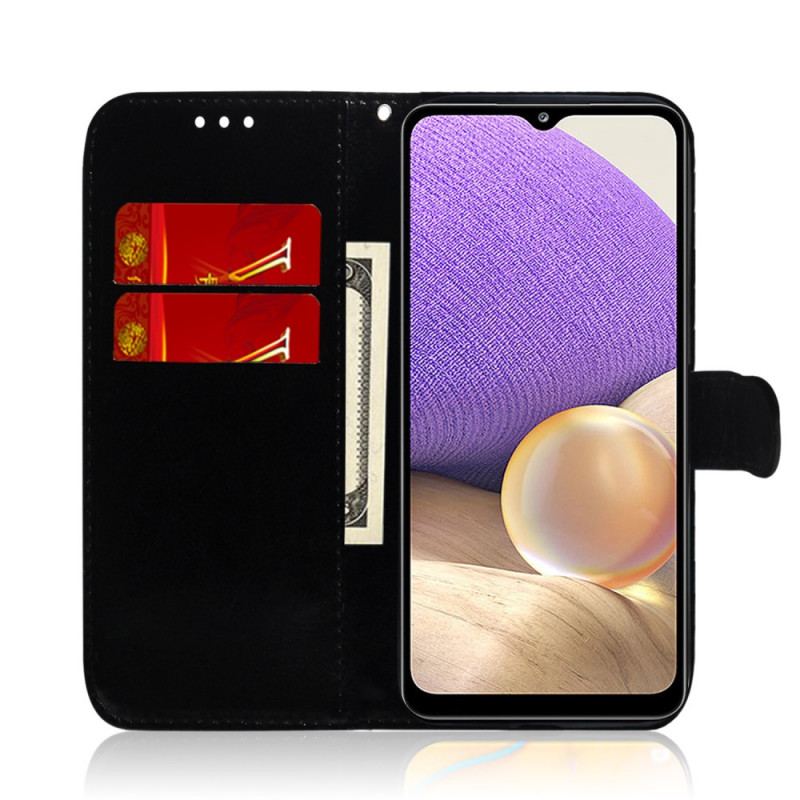 Housse Samsung Galaxy A33 5G Simili Cuir Couverture Miroir