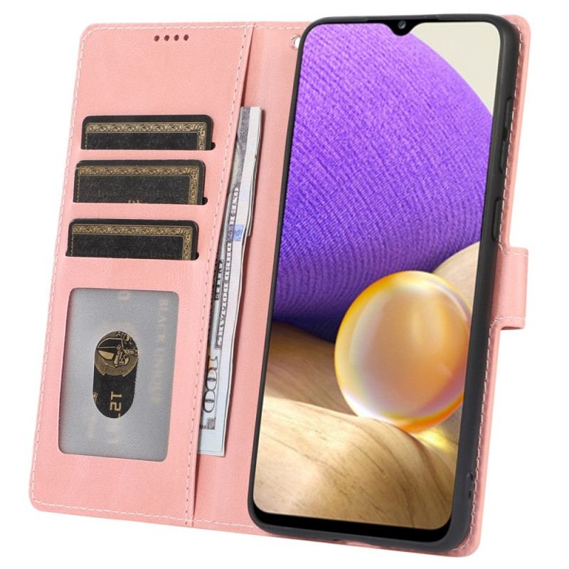 Housse Samsung Galaxy A33 5G Style Cuir Vintage à Lanière