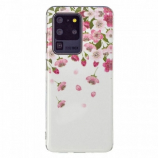 Coque Samsung Galaxy S20 Ultra Fleurs Fluorescente