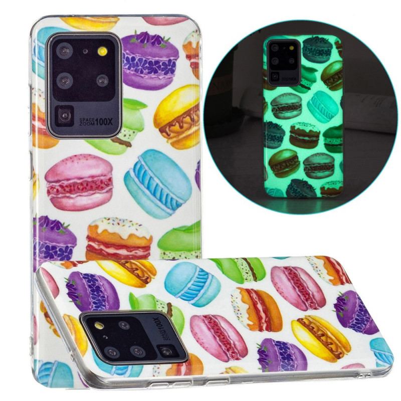 Coque Samsung Galaxy S20 Ultra Macarons Fluorescente