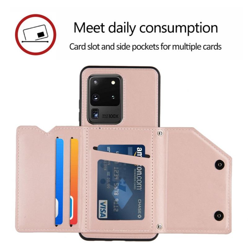 Coque Samsung Galaxy S20 Ultra Porte-cartes Lanière