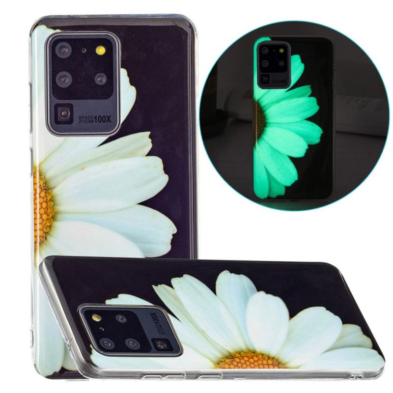 Coque Samsung Galaxy S20 Ultra Série Fleurs Fluorescentes