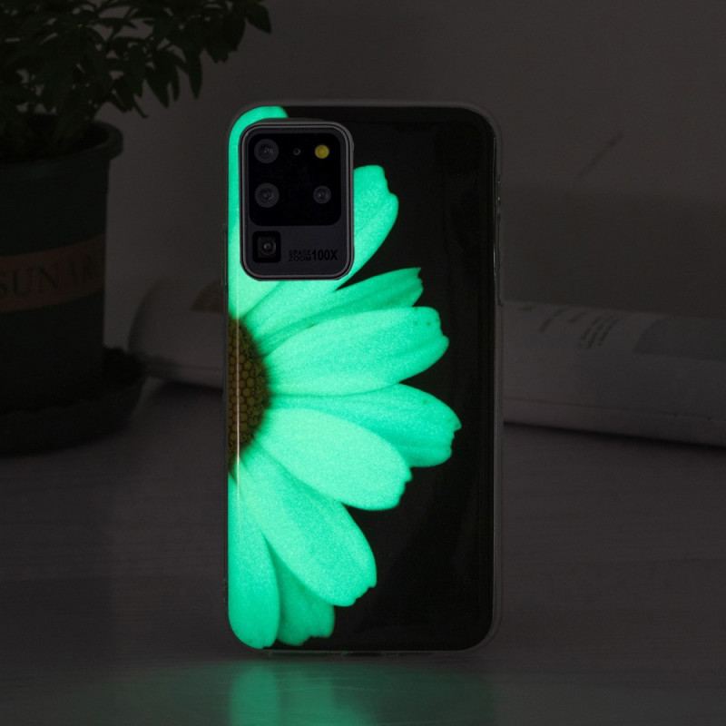 Coque Samsung Galaxy S20 Ultra Série Fleurs Fluorescentes