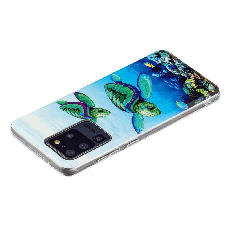 Coque Samsung Galaxy S20 Ultra Tortues Fluorescente