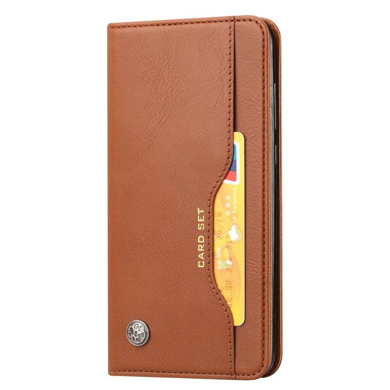 Flip Cover Samsung Galaxy S20 Ultra Simili Cuir Porte-Cartes