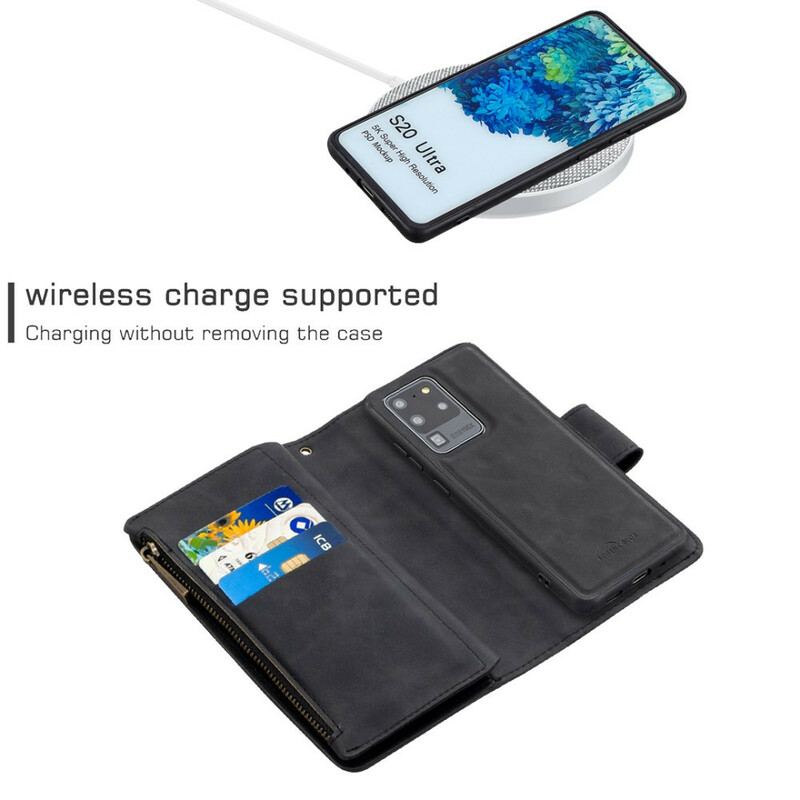 Housse Samsung Galaxy S20 Ultra Coque Détachable Zippée