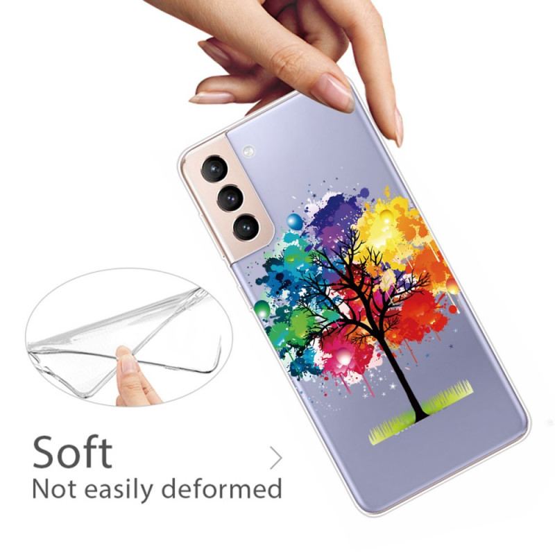 Coque Samsung Galaxy S22 5G Arbre Aquarelle