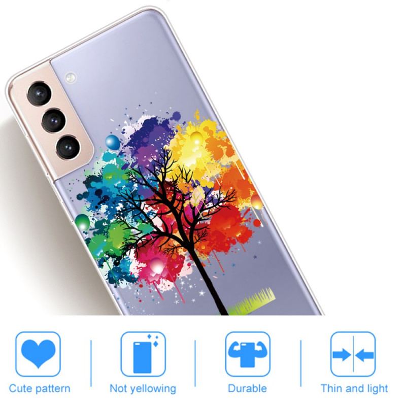 Coque Samsung Galaxy S22 5G Arbre Aquarelle