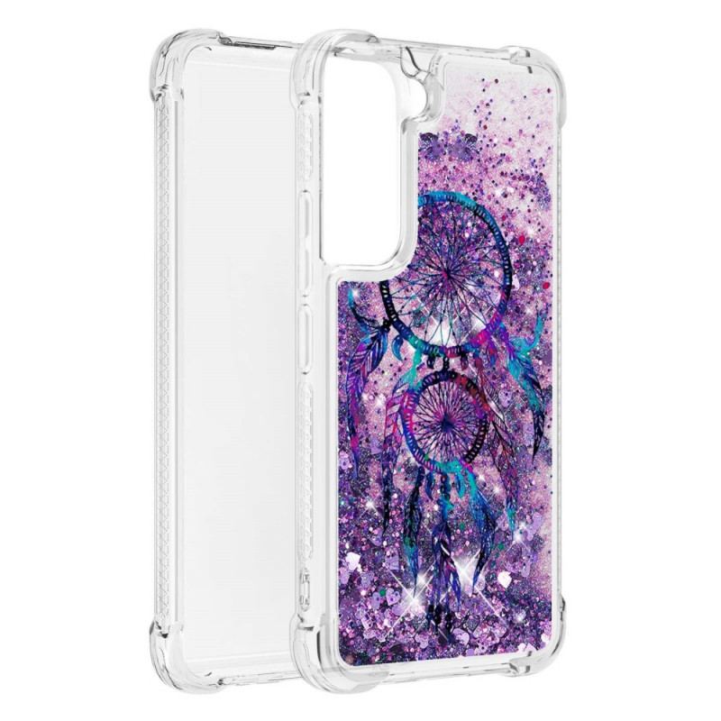 Coque Samsung Galaxy S22 5G Attrape Rêves Paillettes