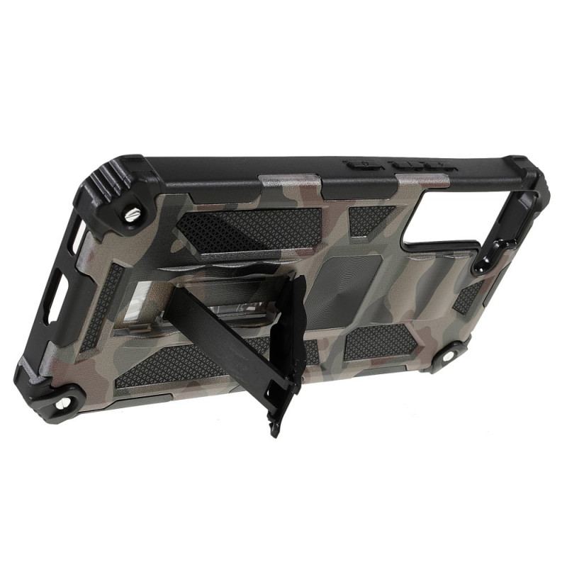 Coque Samsung Galaxy S22 5G Camouflage Support Amovible