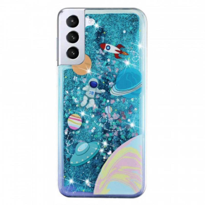 Coque Samsung Galaxy S22 5G Espace Paillettes