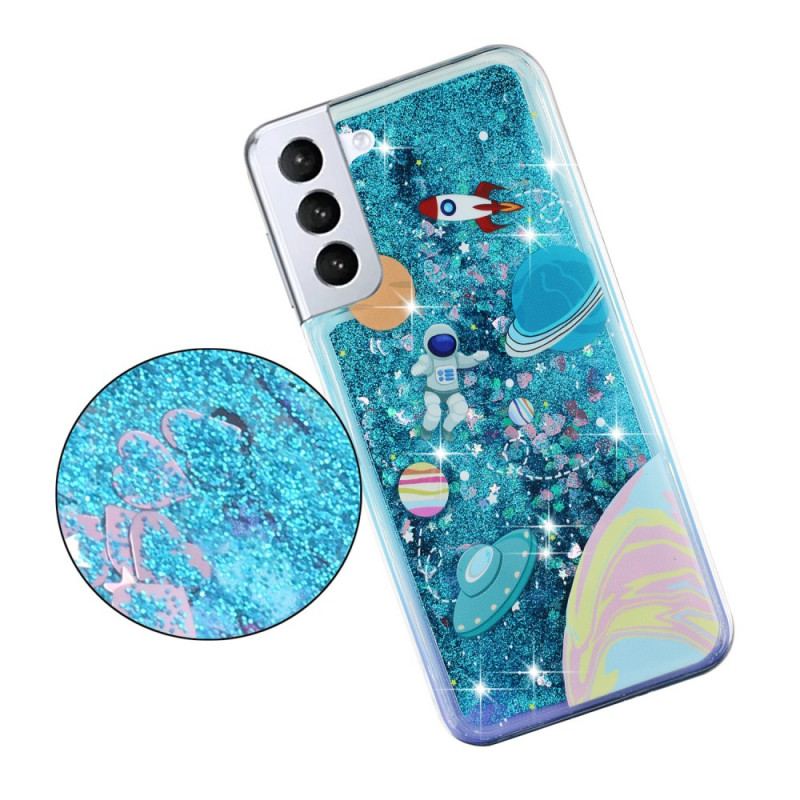 Coque Samsung Galaxy S22 5G Espace Paillettes