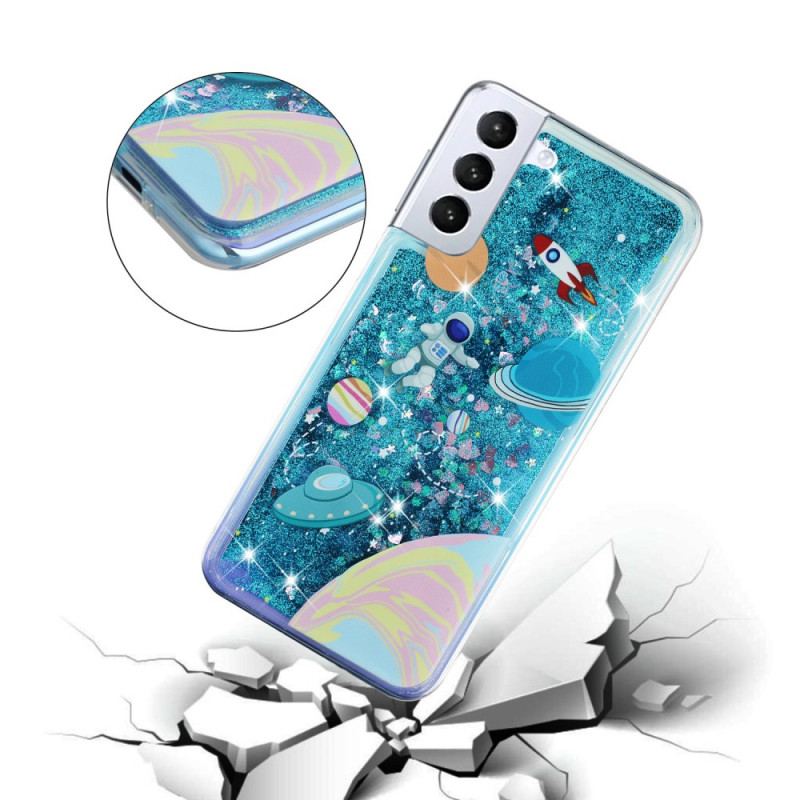 Coque Samsung Galaxy S22 5G Espace Paillettes