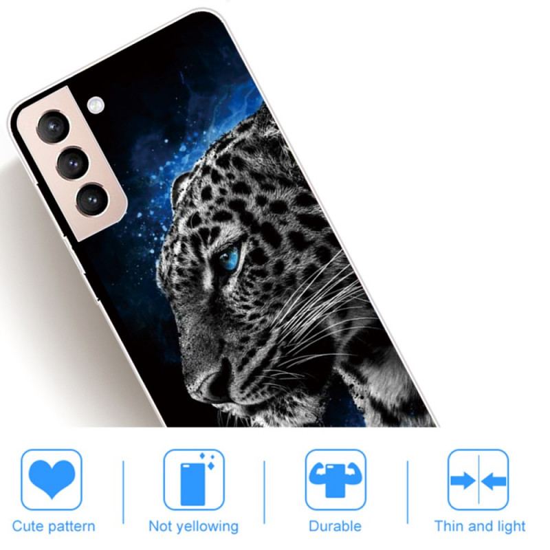 Coque Samsung Galaxy S22 5G Face de Tigre