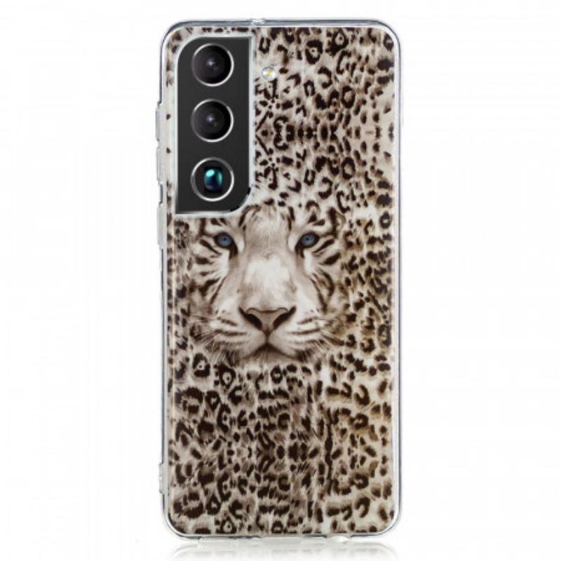 Coque Samsung Galaxy S22 5G Leopard Fluorescente