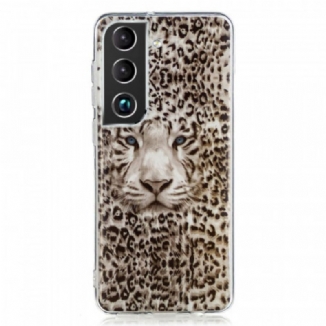 Coque Samsung Galaxy S22 5G Leopard Fluorescente