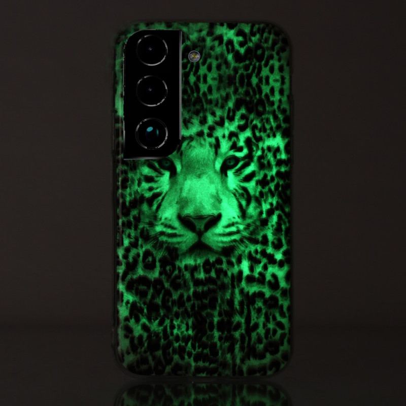 Coque Samsung Galaxy S22 5G Leopard Fluorescente